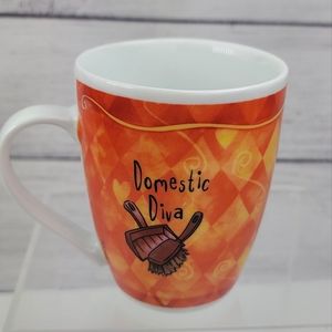 History & Heraldry Domestic Diva Housewife Porcelain Coffee Mug 10 oz